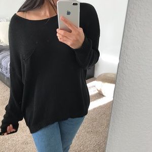 H&M Black knit Sweater